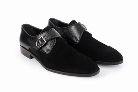 Waco Single Monk Dress Shoes Dress Shoes With Rubber Soles