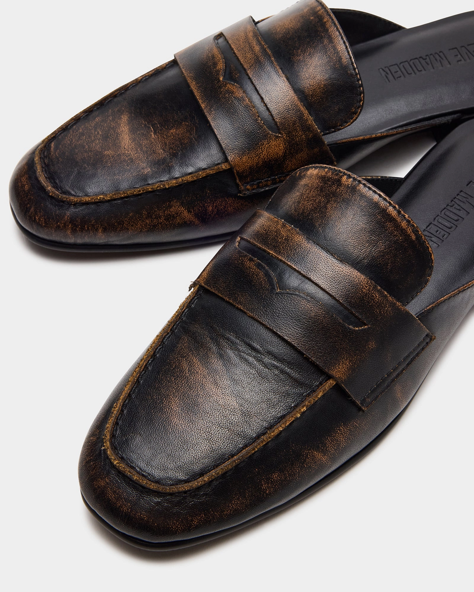 Tyler Durden Loafers CALEB BROWN DISTRESSED