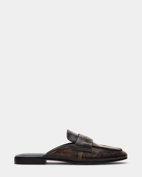 Dr Marten Penny Loafers CALEB BROWN DISTRESSED