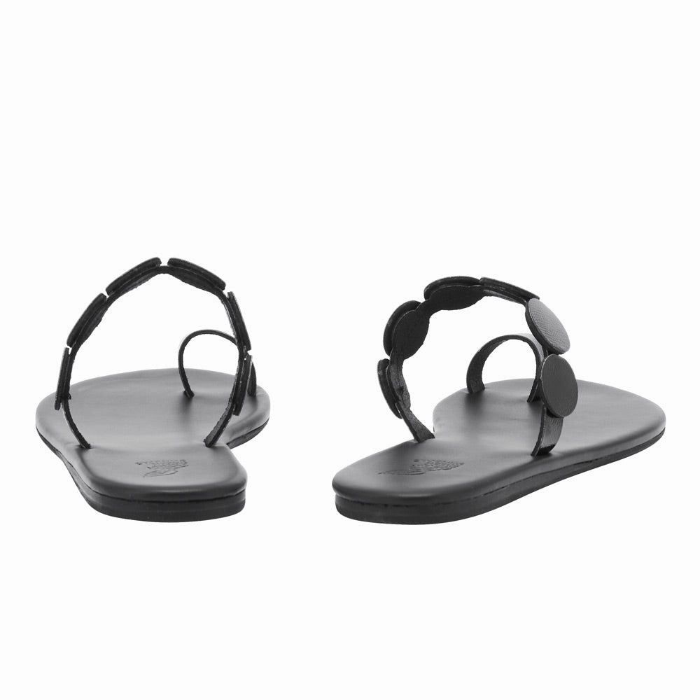 Calisto Black Foldable Sandals