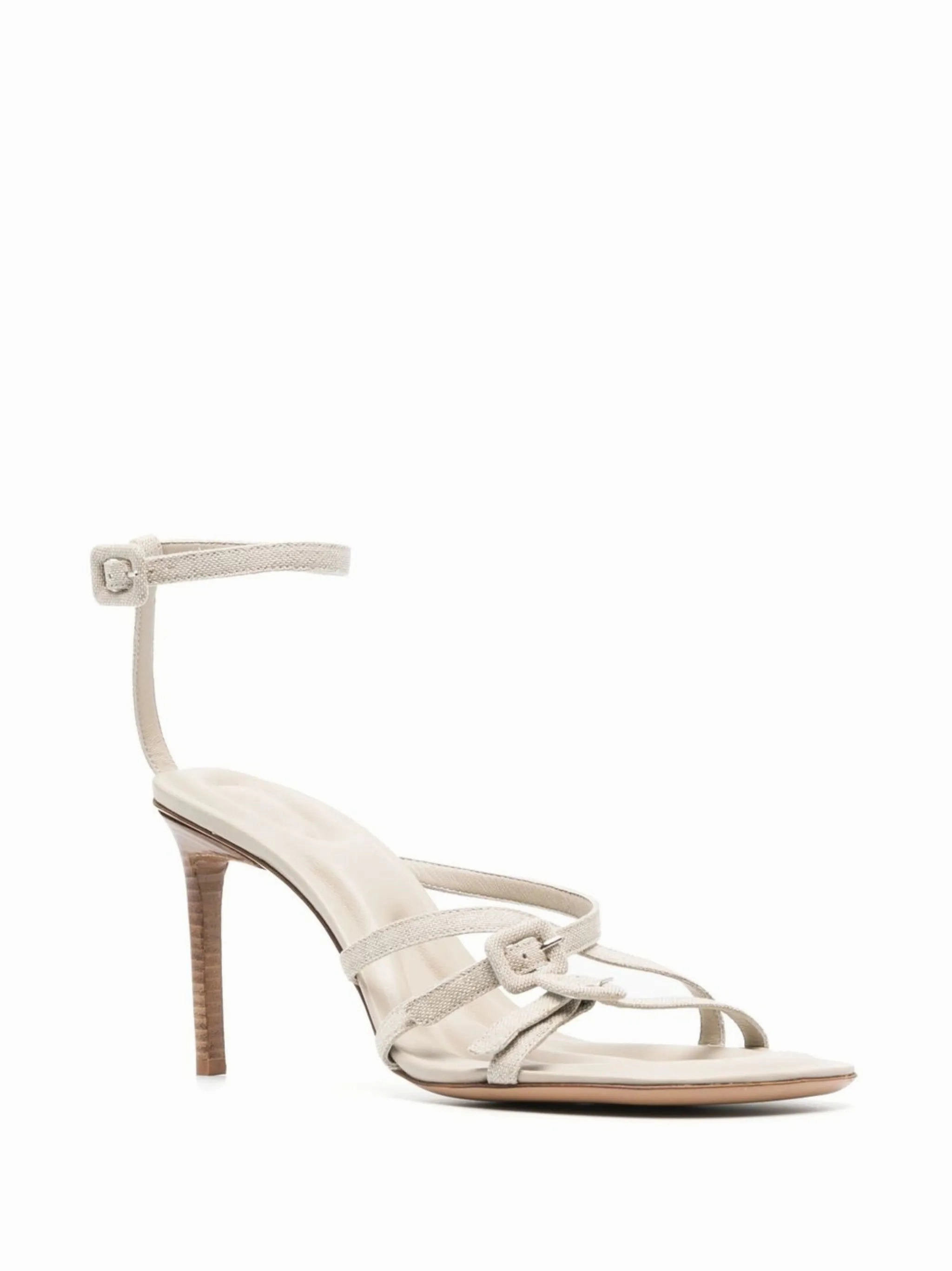 Leather Wedge Sandals Camargue 100mm sandals