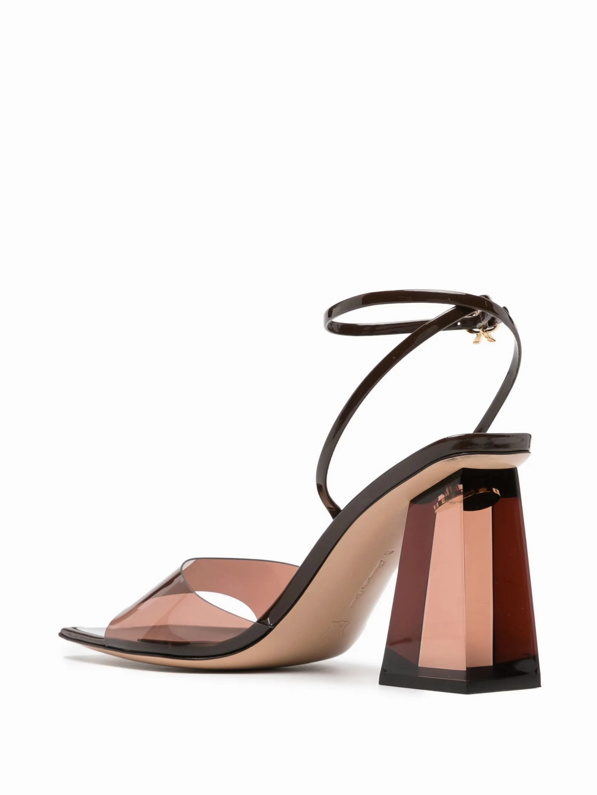 Sandals Glitter Cosmic 85mm transparent sandals