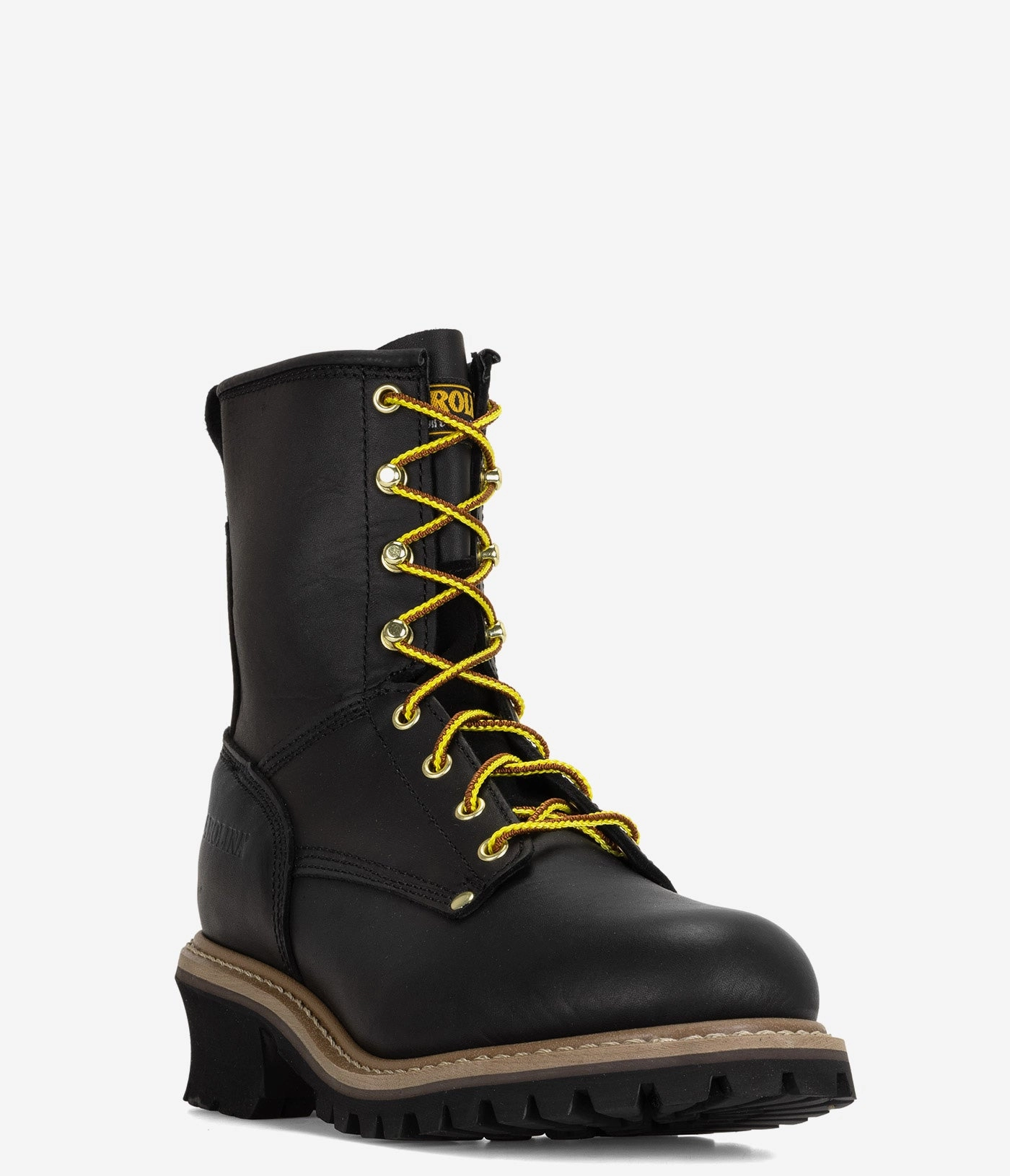 Mens Boots Carolina Elm 8" Steel Toe Unlined Logger Boot - Men