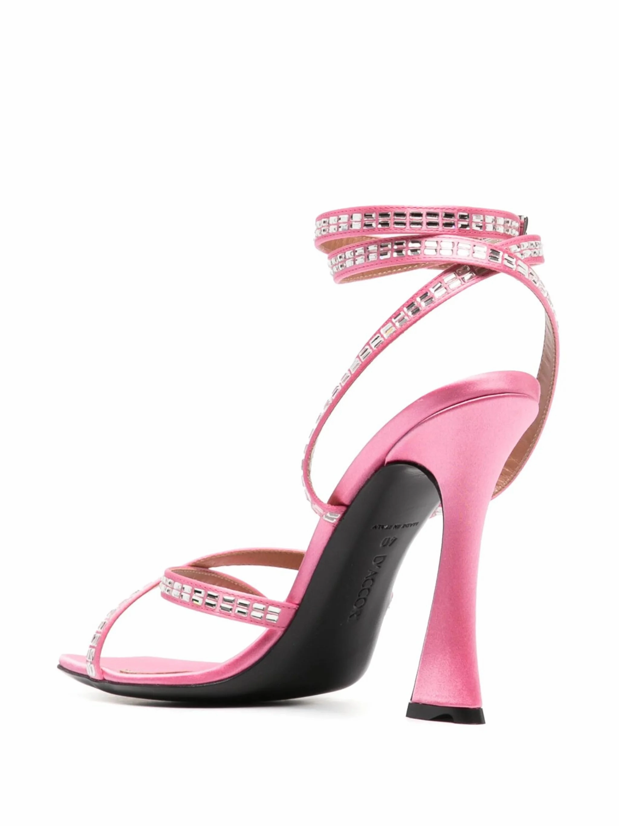 Support Inserts For Sandals Carre 100m crystal-embellished sandals