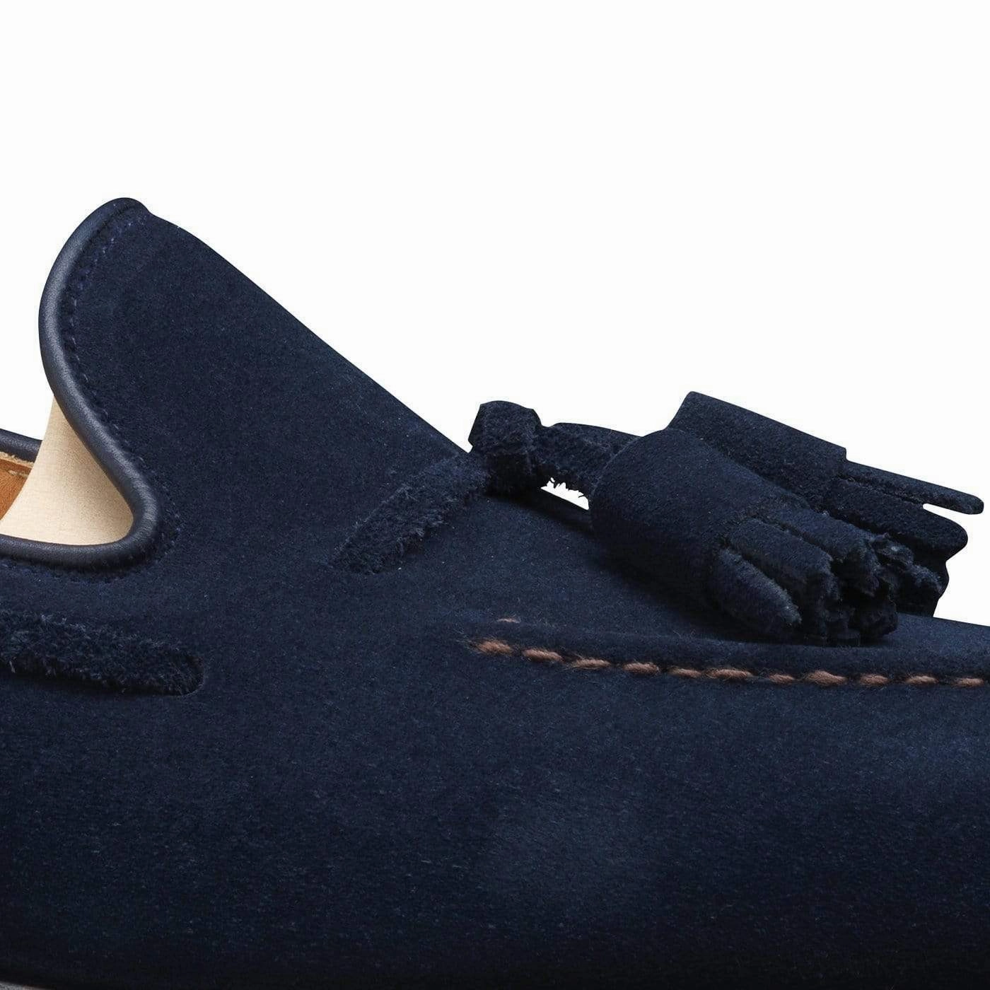 Cavendish Ocean Suede Buckle Loafers
