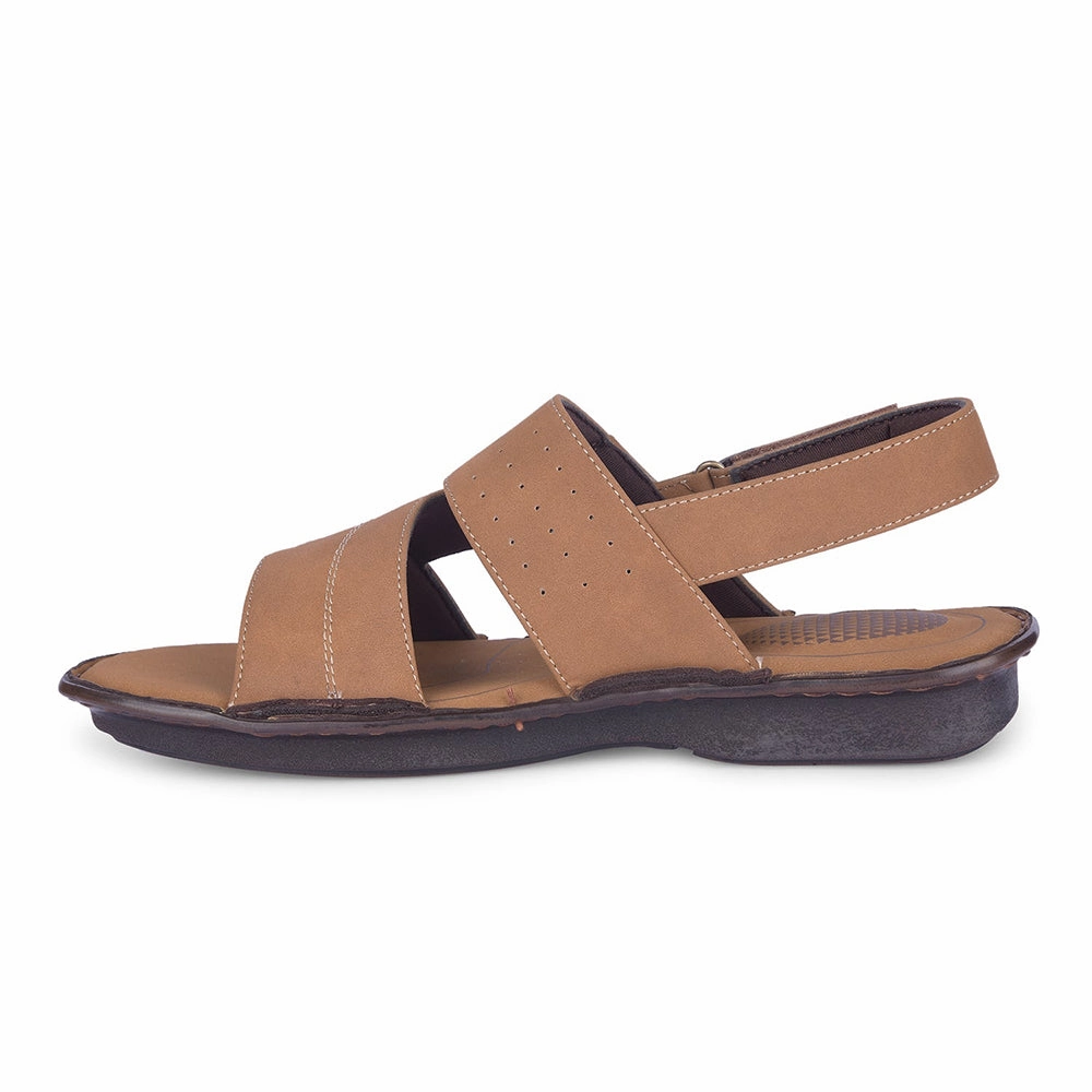 High Heeled Sandals Coolers By Liberty Mens LIONARDO Tan Casual Sandal