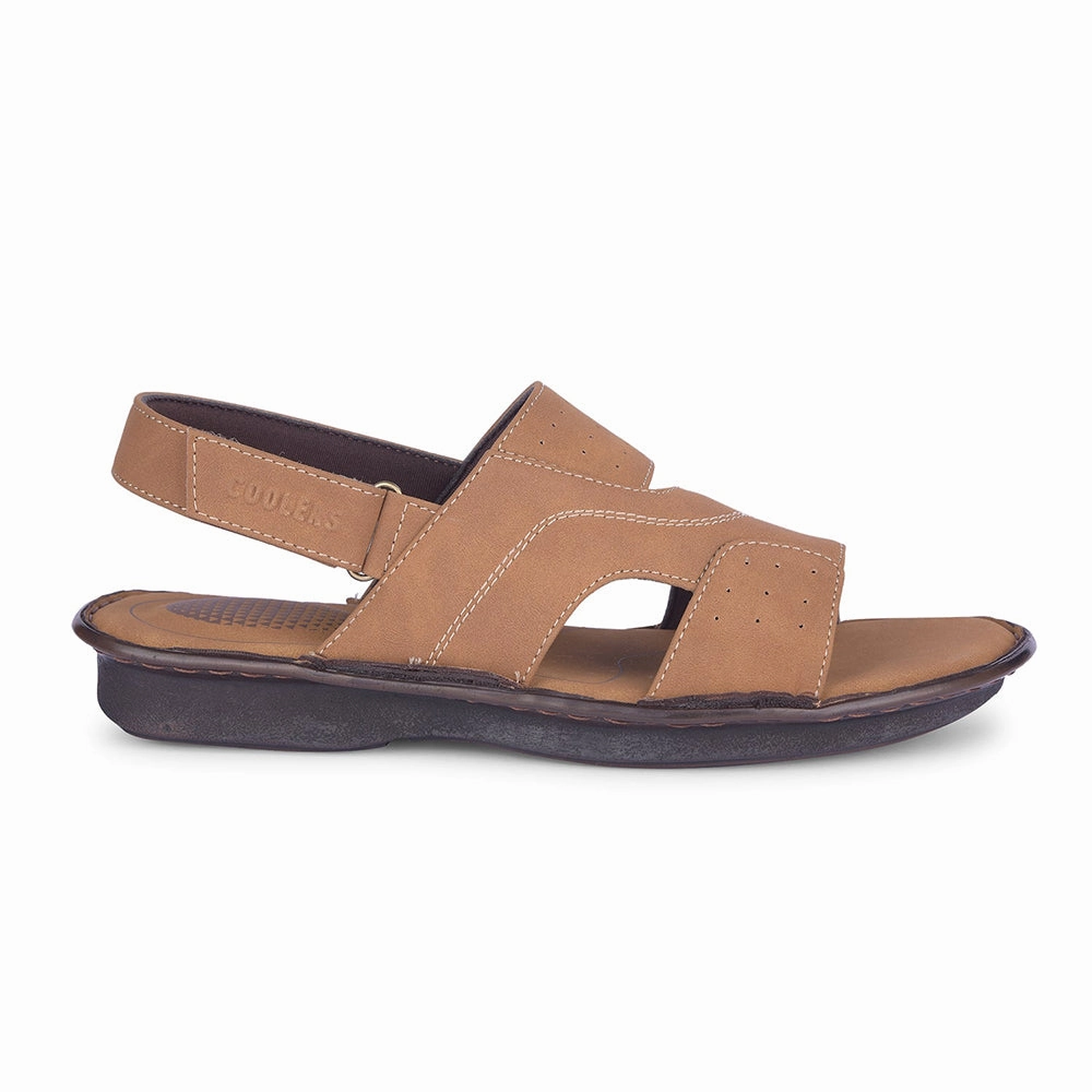 Coolers By Liberty Mens LIONARDO Tan Casual Sandal Work Sandals