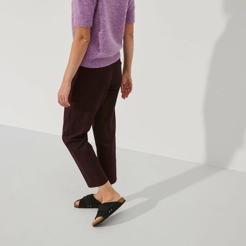 Sandals Wedge Heels Birkenstock Kyoto - Black Suede