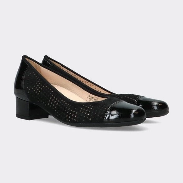 Comfortable Summer Dress Shoes Ara Shoes Women's Nonie 3 - Black