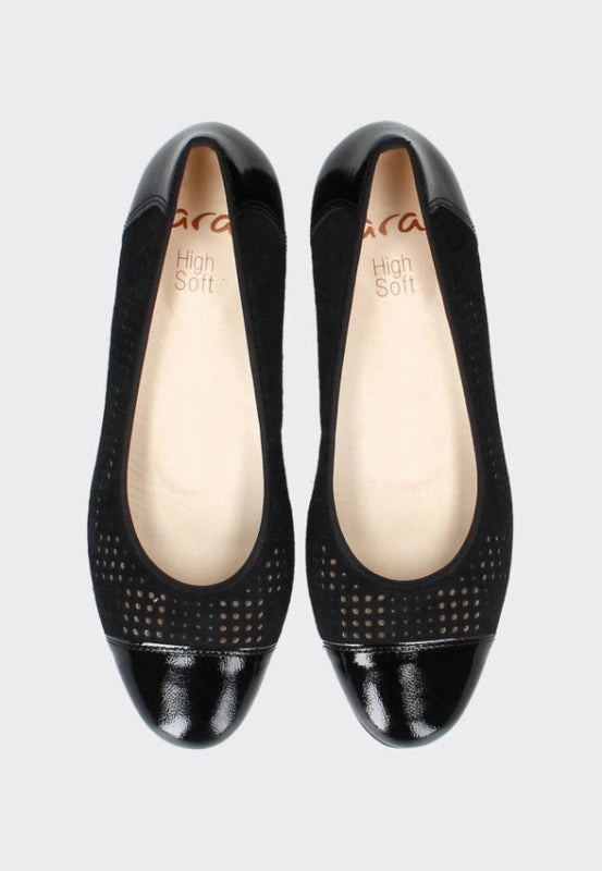 Dress Shoes For Business Casual Ara Shoes Women's Nonie 3 - Black