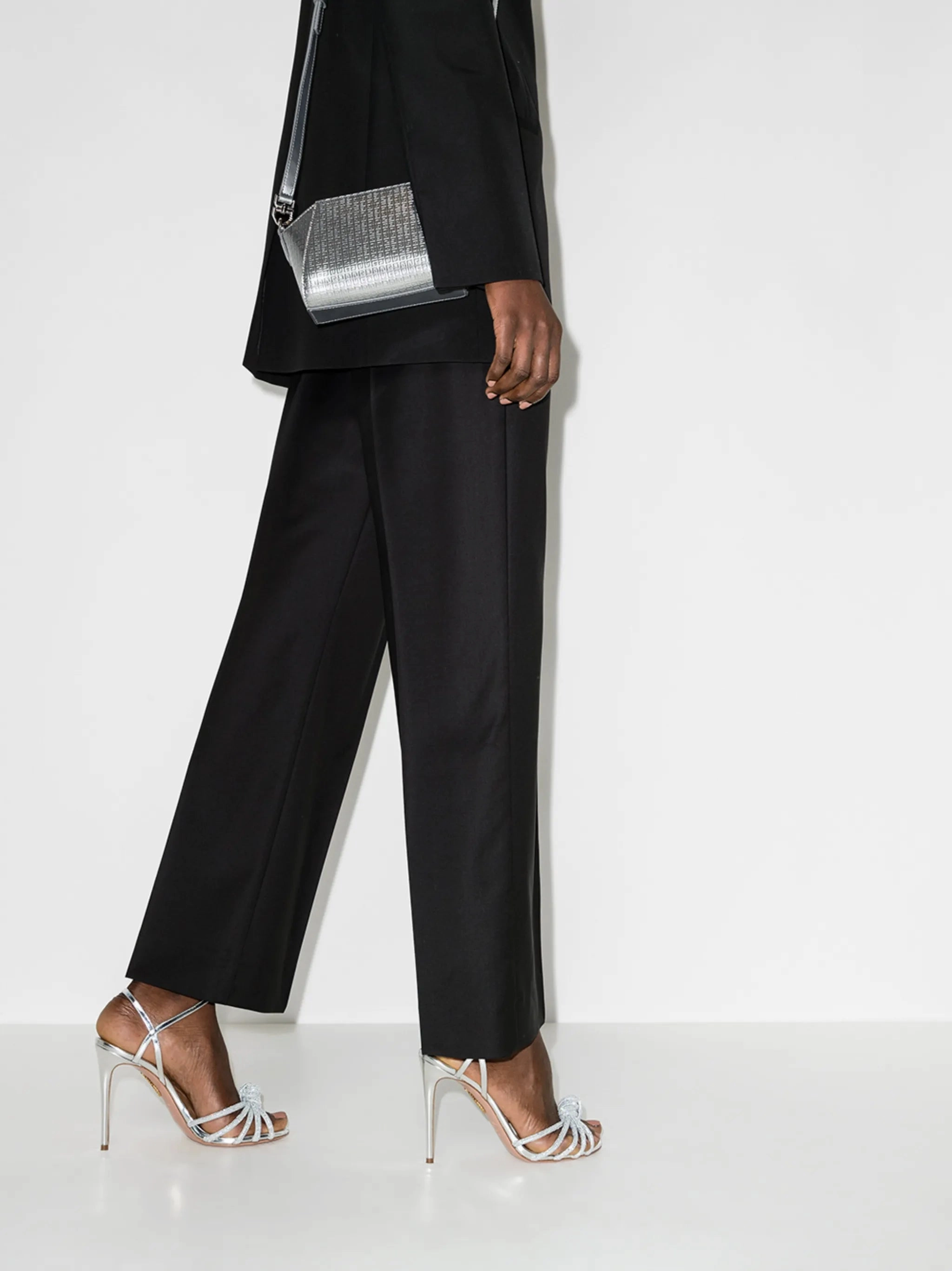 Celeste 105mm crystal-embellished sandals Stockings With Sandals