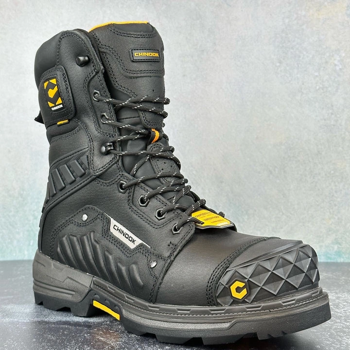 CH9900-001 CHINOOK SAFETY TOE 8 INCH And Cowgirl Boots