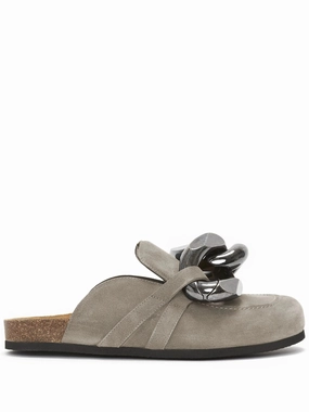 Jellypop Shoes Flats Chain suede mules