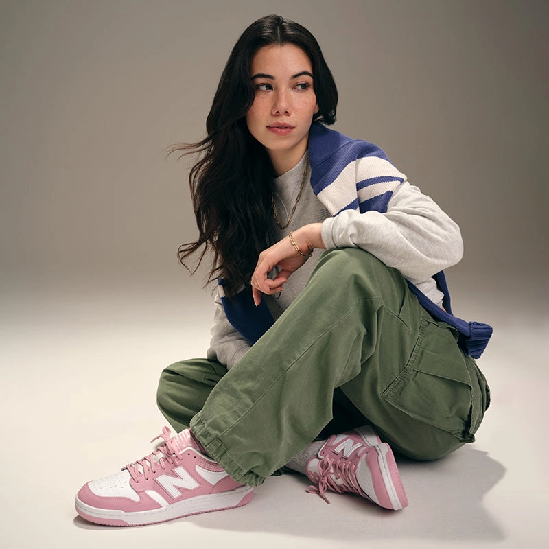 Women's 480 Rose Sugar/White Orange Basketball Shoes