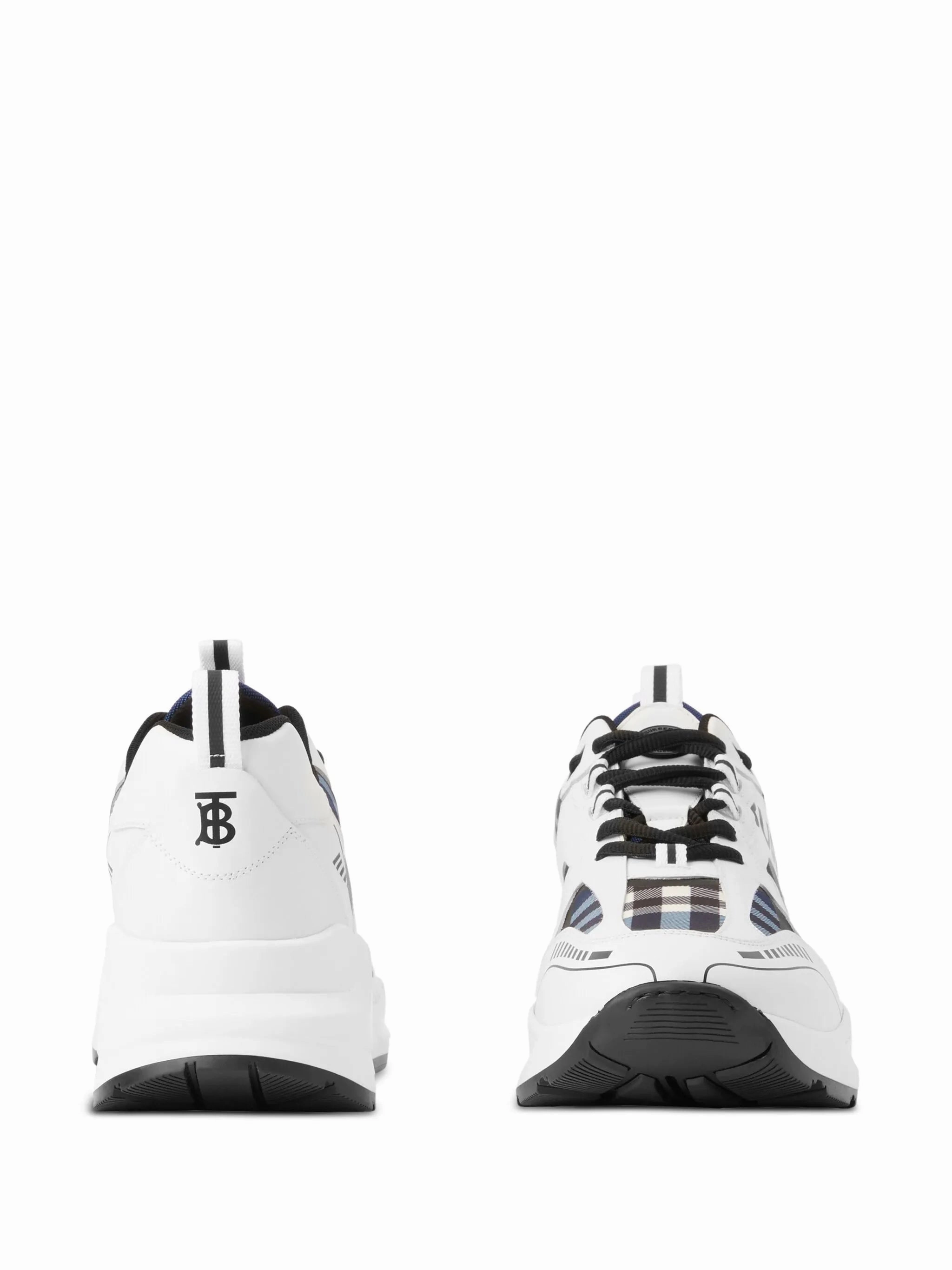 Flat Wedding Shoes For Bride check-pattern leather sneakers