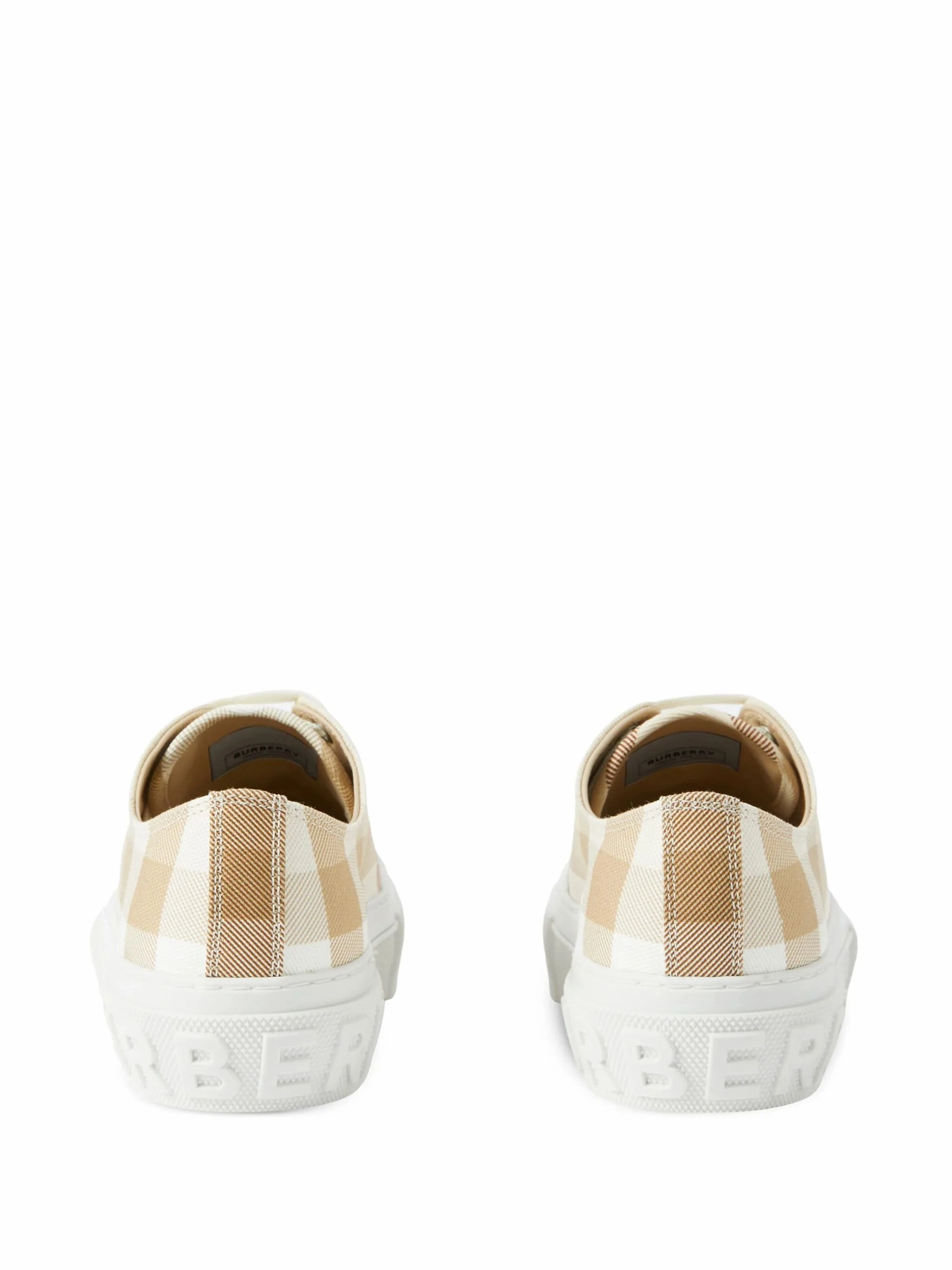 Best Shoes With Arch Support check-print low-top sneakers