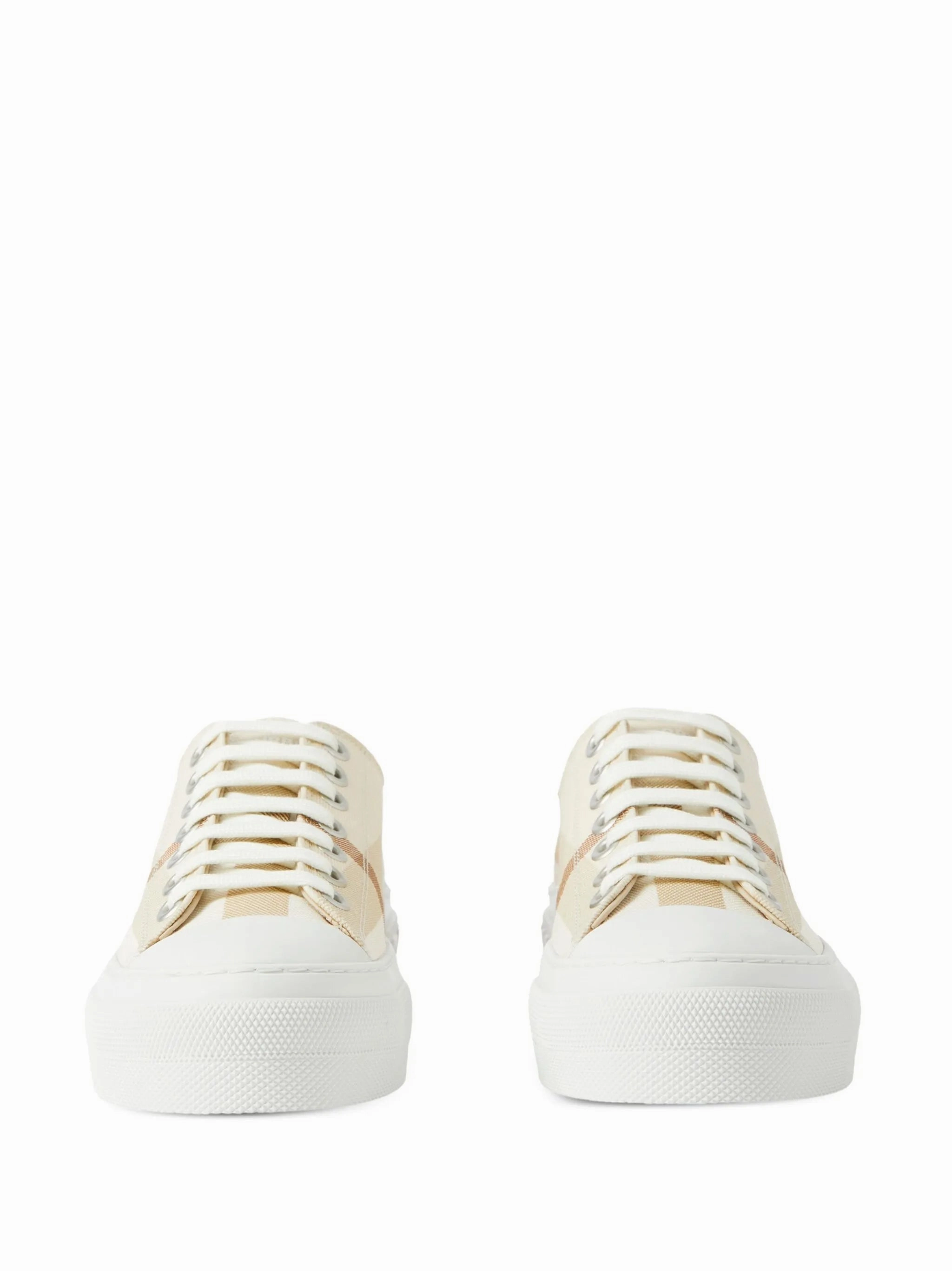 Running Shoes For Flat check-print low-top sneakers