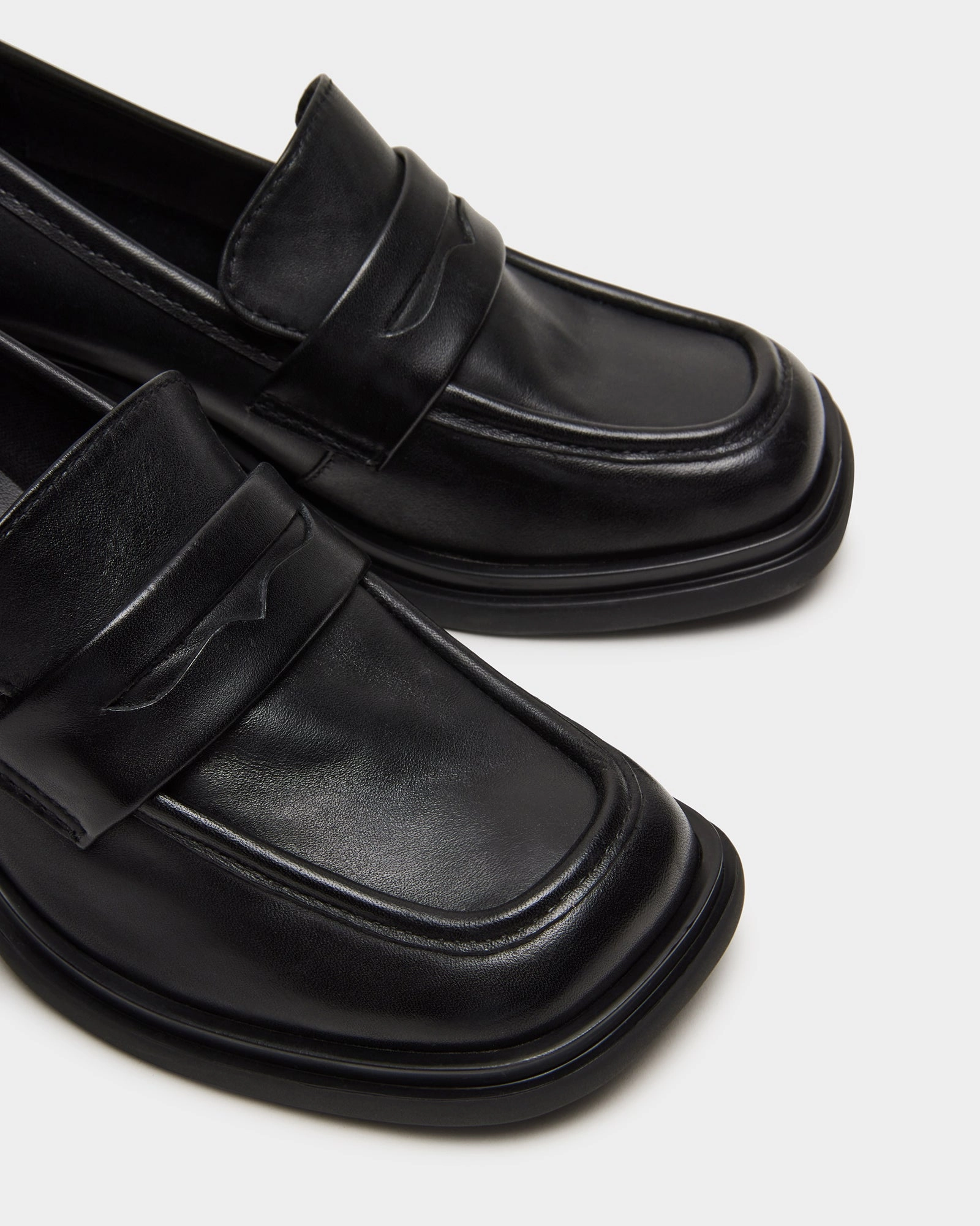 BAXTER BLACK LEATHER Goodyear Welted Loafers