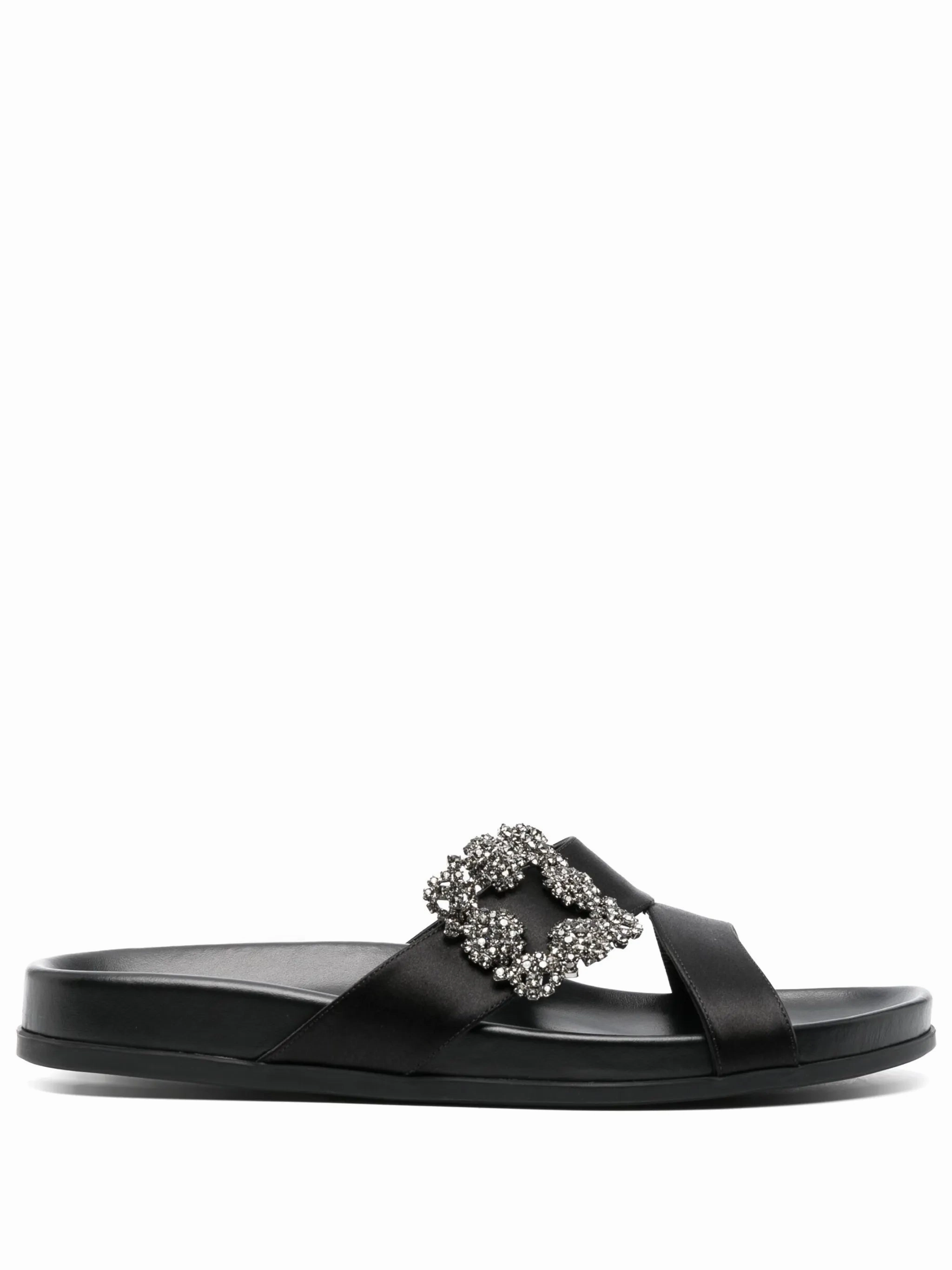 Chilanghi crystal-embellished sandals Loewe Flat Shoes
