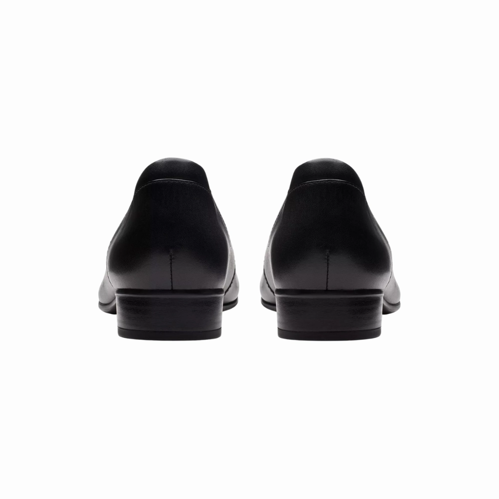 Clarks Krystine May Black Leather Pump (Women's)