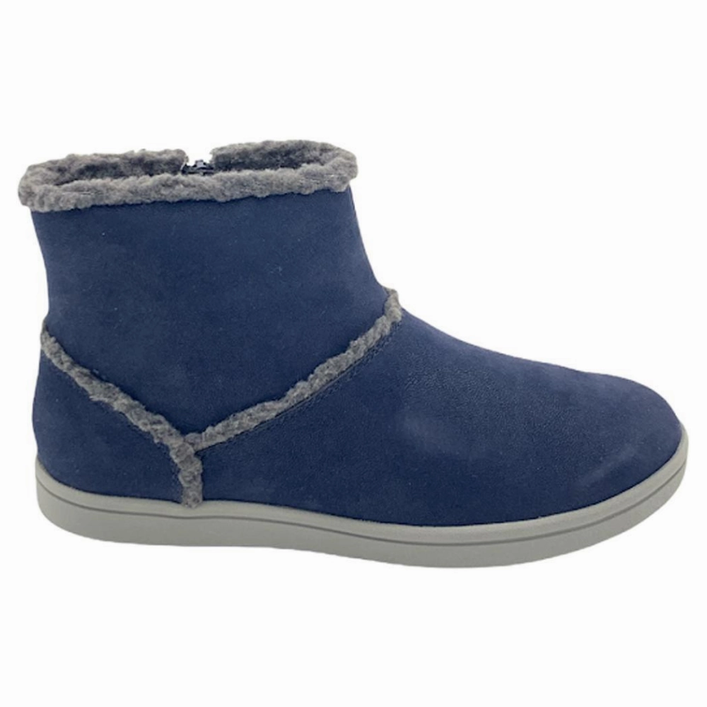 Girl Boots Cowgirl Clarks Step Glow Rose Navy Textile Boot (Women's)