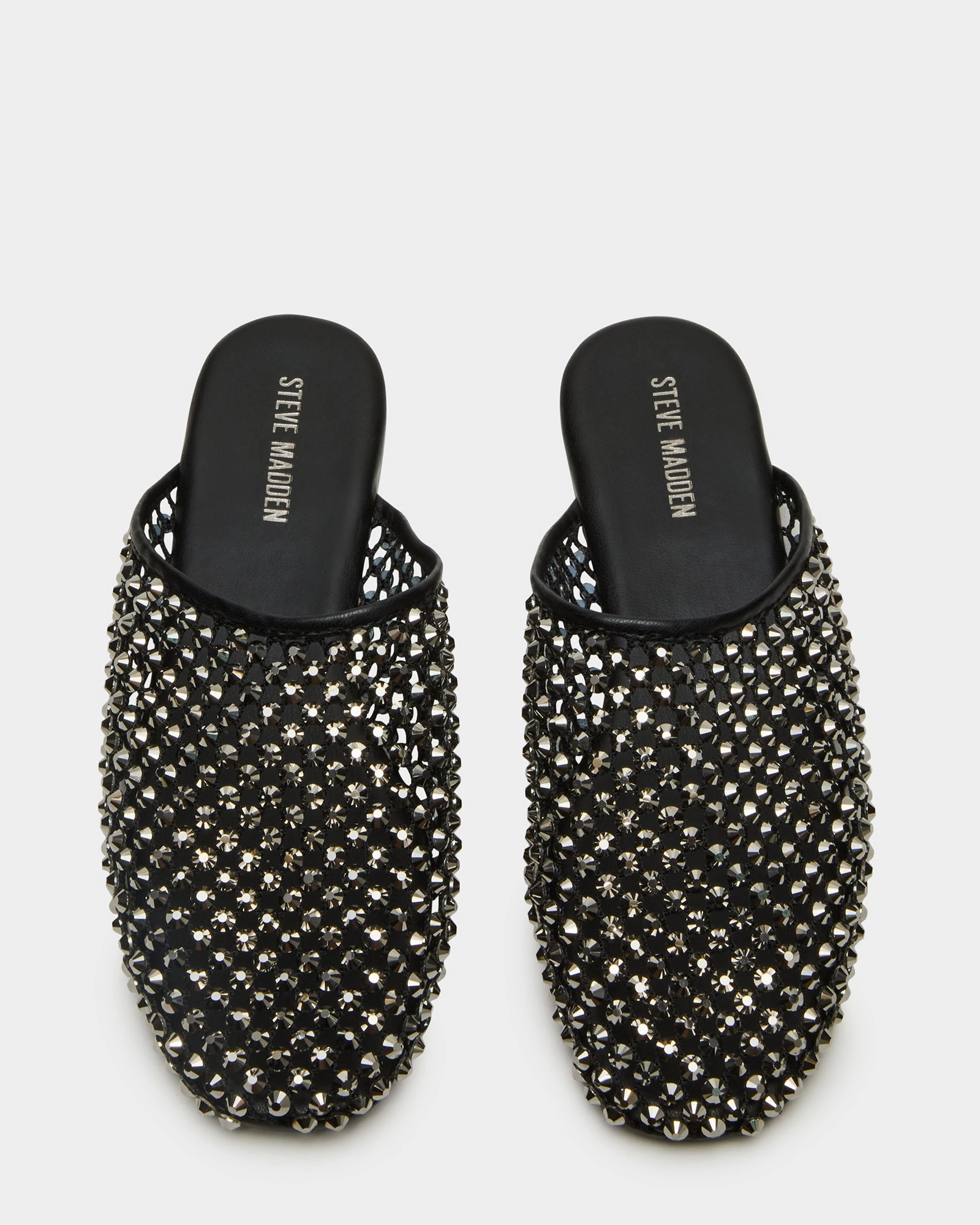 Loafers Slip Off Heel PEARSON BLACK RHINESTONES