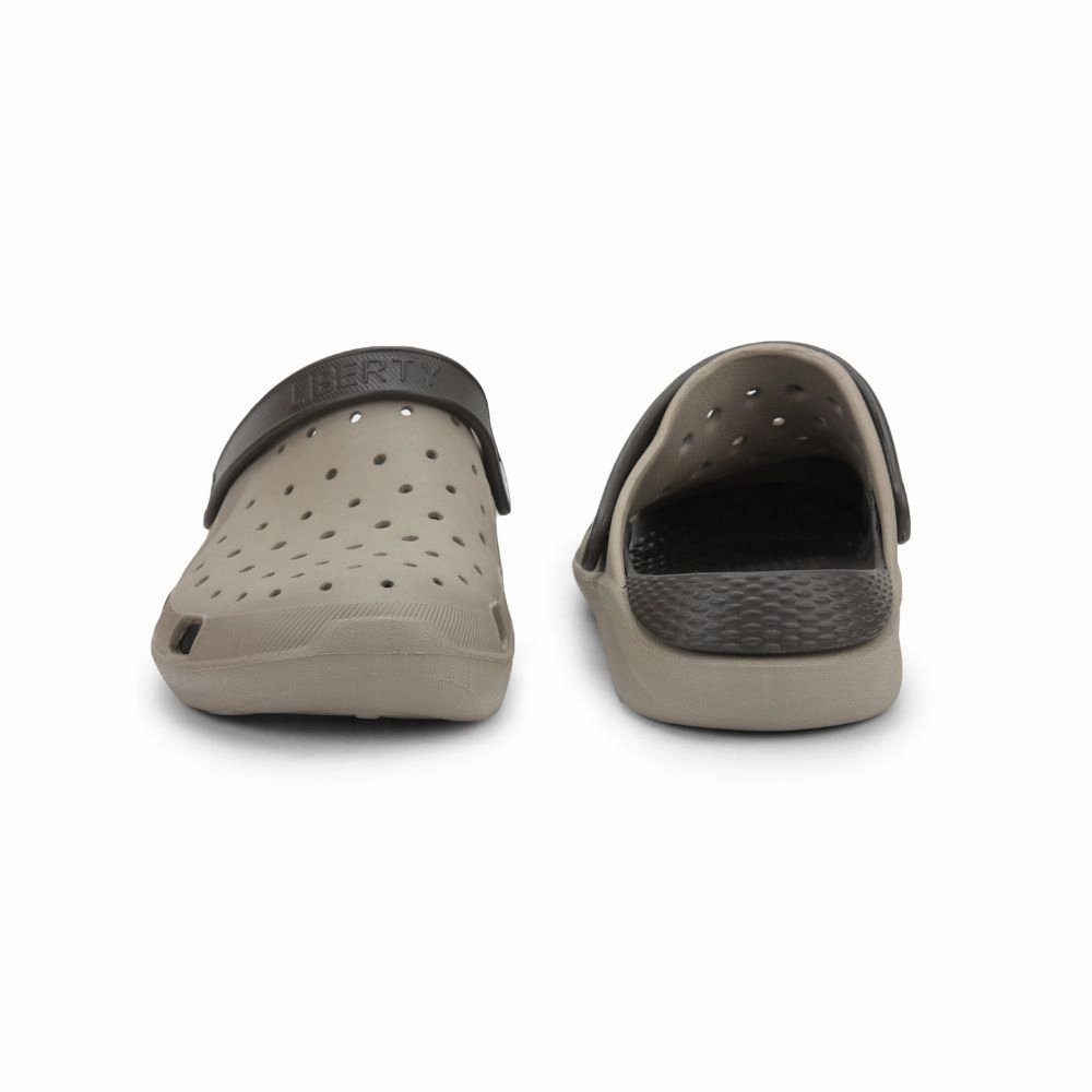 Best Hiking Sandals For Plantar Fasciitis A-HA Casual Beige Clogs For Men LPMXT-800 By Liberty