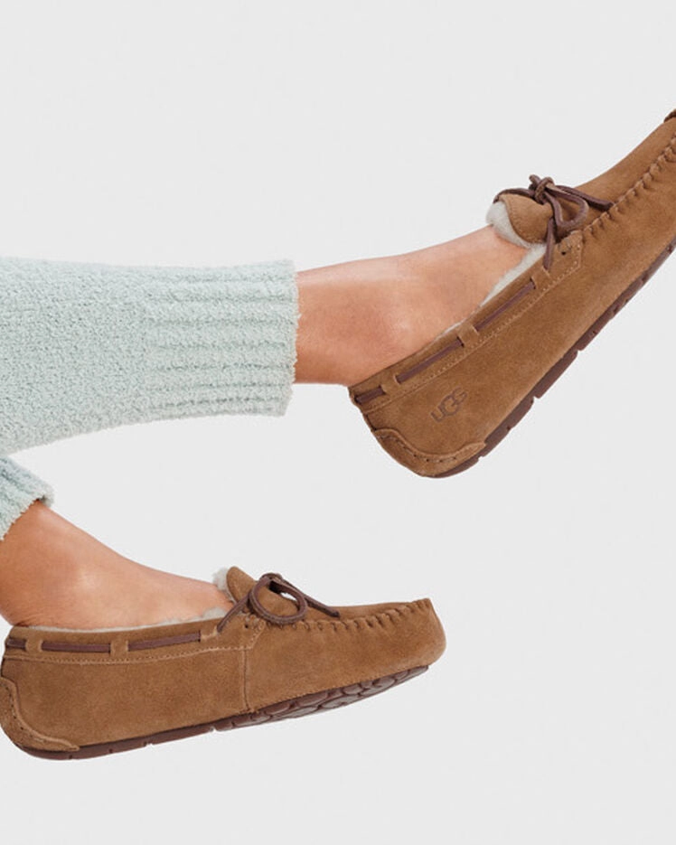 Fairy Slippers UGG WOMENS DAKOTA - CHESTNUT