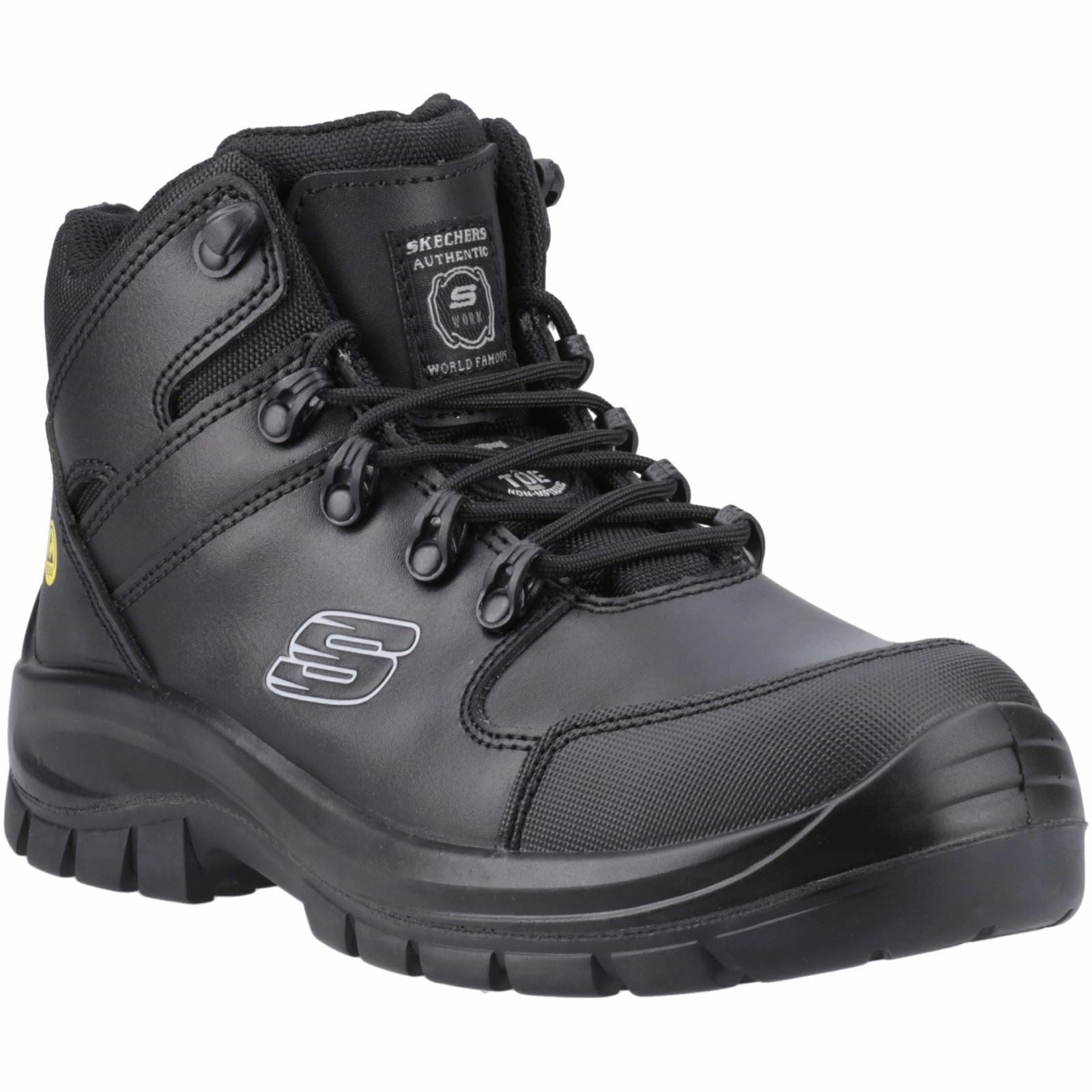 Walmart Military Boots Men's Wide Fit Skechers 200187EC Work Trophus Kilram Boots