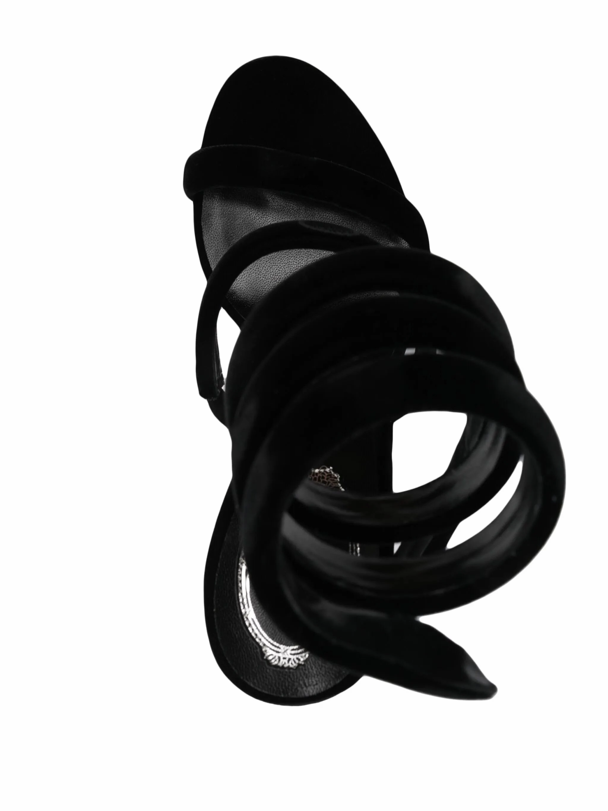Cleo 110mm coiled-strap velvet sandals Sandals Naturalizer