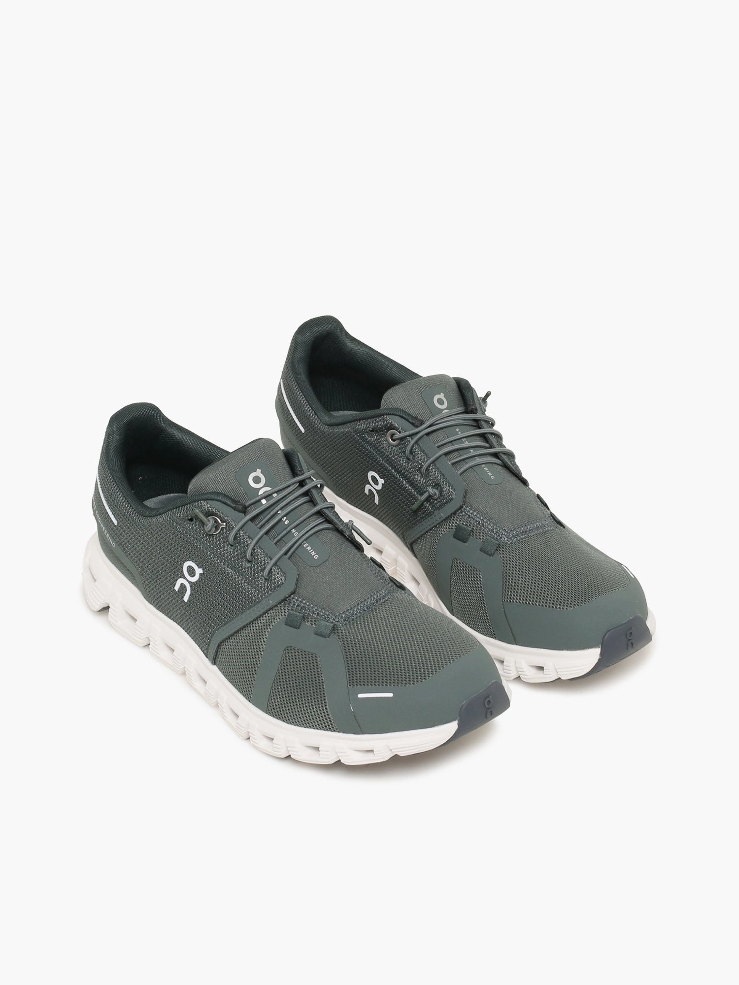 Cloud 6 Olive Evergreen mesh Running Shoe Flat Feet