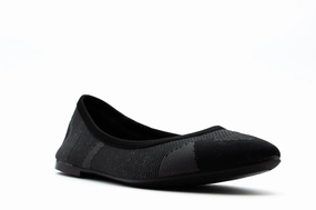 Crown Vintage Shoes Flats Skechers Cleo-Wham Ballet Flats Black/Charcoal