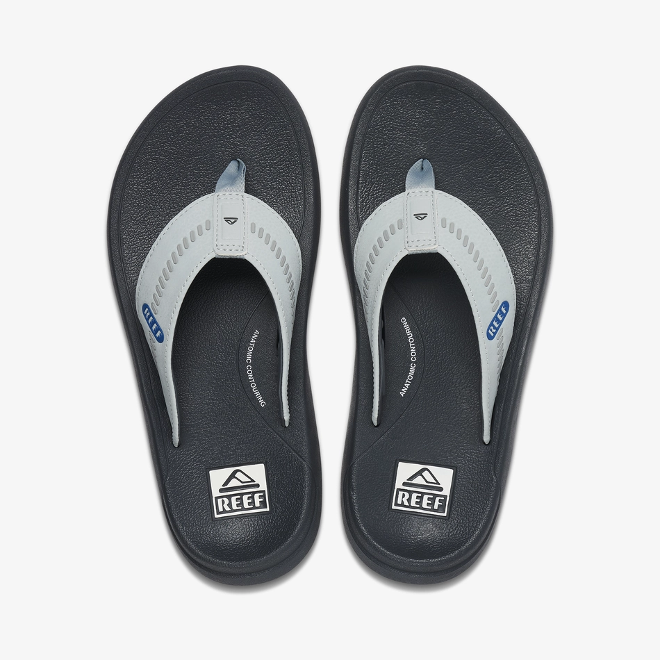 Steel Toe Sandals REEF Swellsole Cruiser Sandal-Grey/Light Grey/Blue