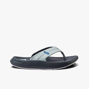 Classy Sandals REEF Swellsole Cruiser Sandal-Grey/Light Grey/Blue