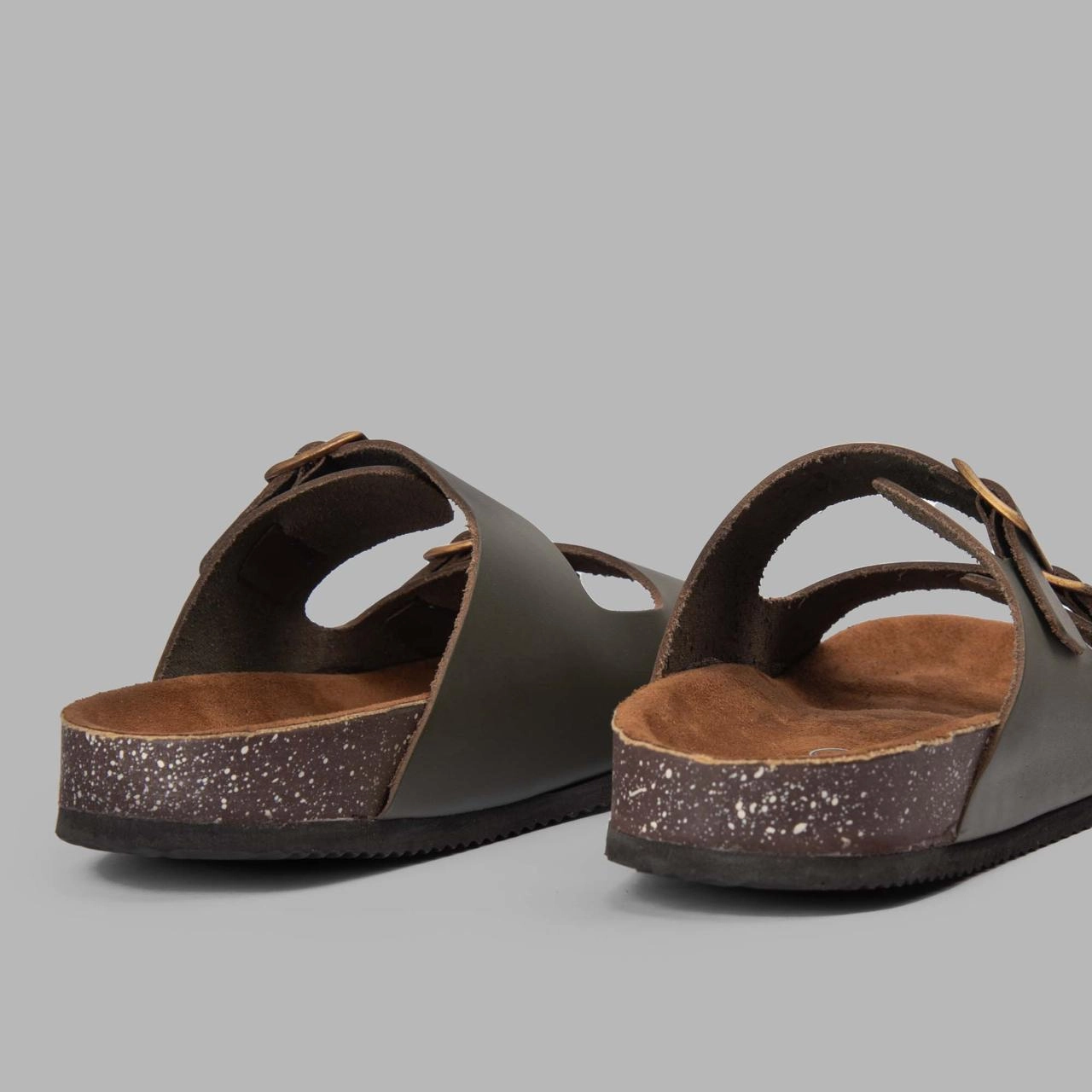 CloudStep | Comfy Footbed Slippers - Green Yeezy Slide Salt