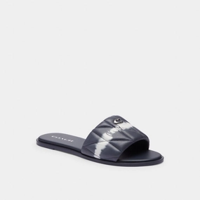 Coach Holly Sandal With Tie Dye Midnight Navy Running Shoes Flat Feet