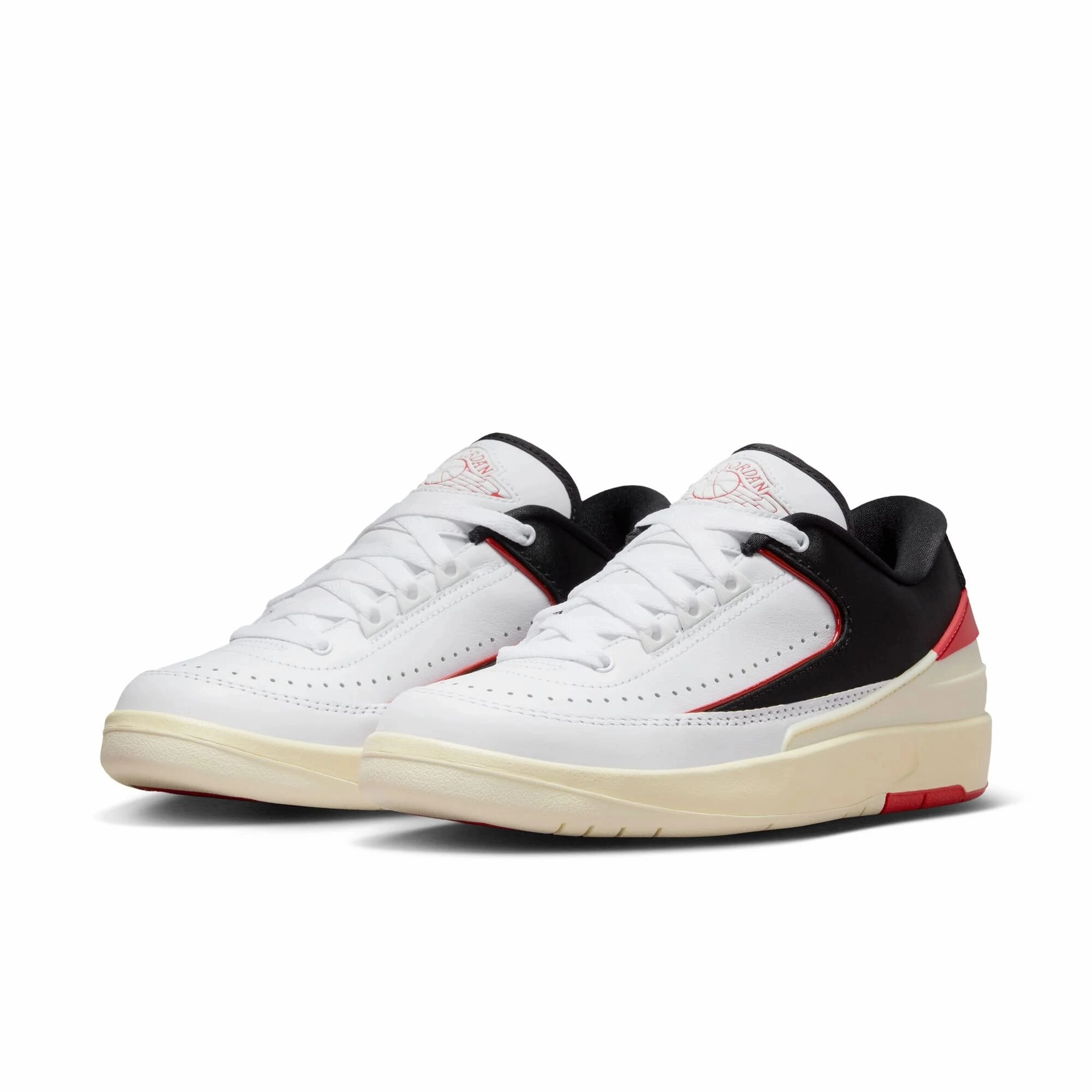Nike Shoes High Nike Air Jordan 2 Retro Low White/University Red-Black  FD4849-106 Women's