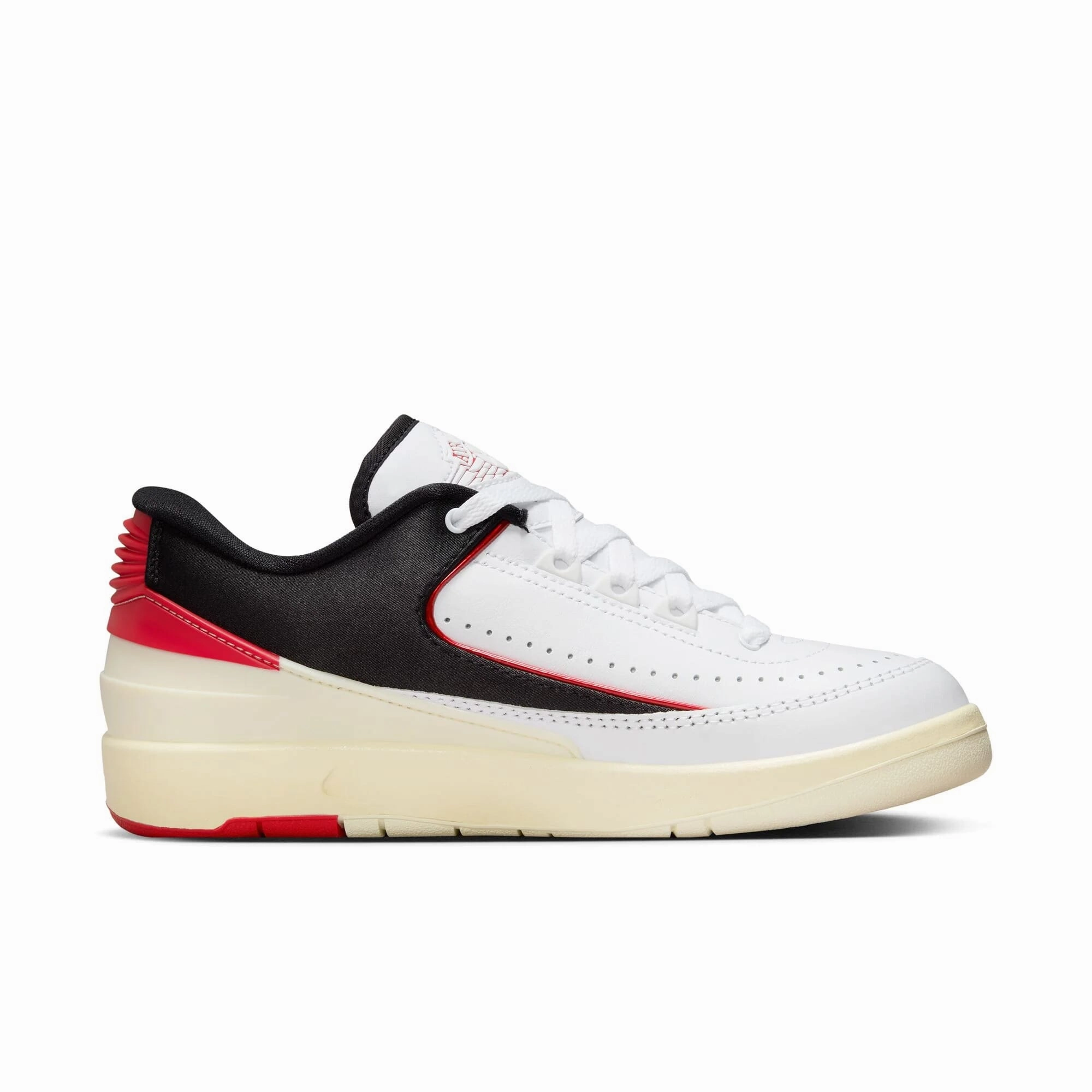 Nike Shoes Bedazzled Nike Air Jordan 2 Retro Low White/University Red-Black  FD4849-106 Women's