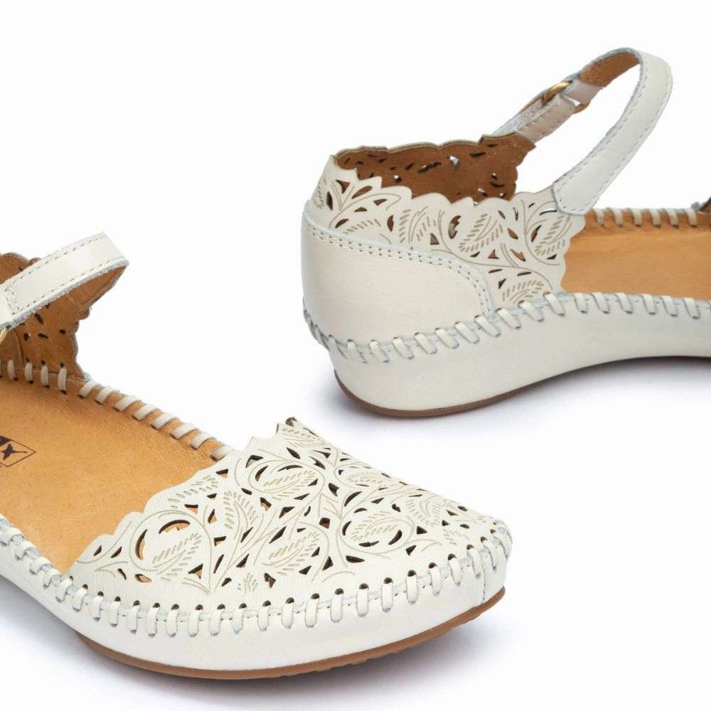 Strappy Sandals Leather Pikolinos P. Vallarta Nata Sandals (Women's)