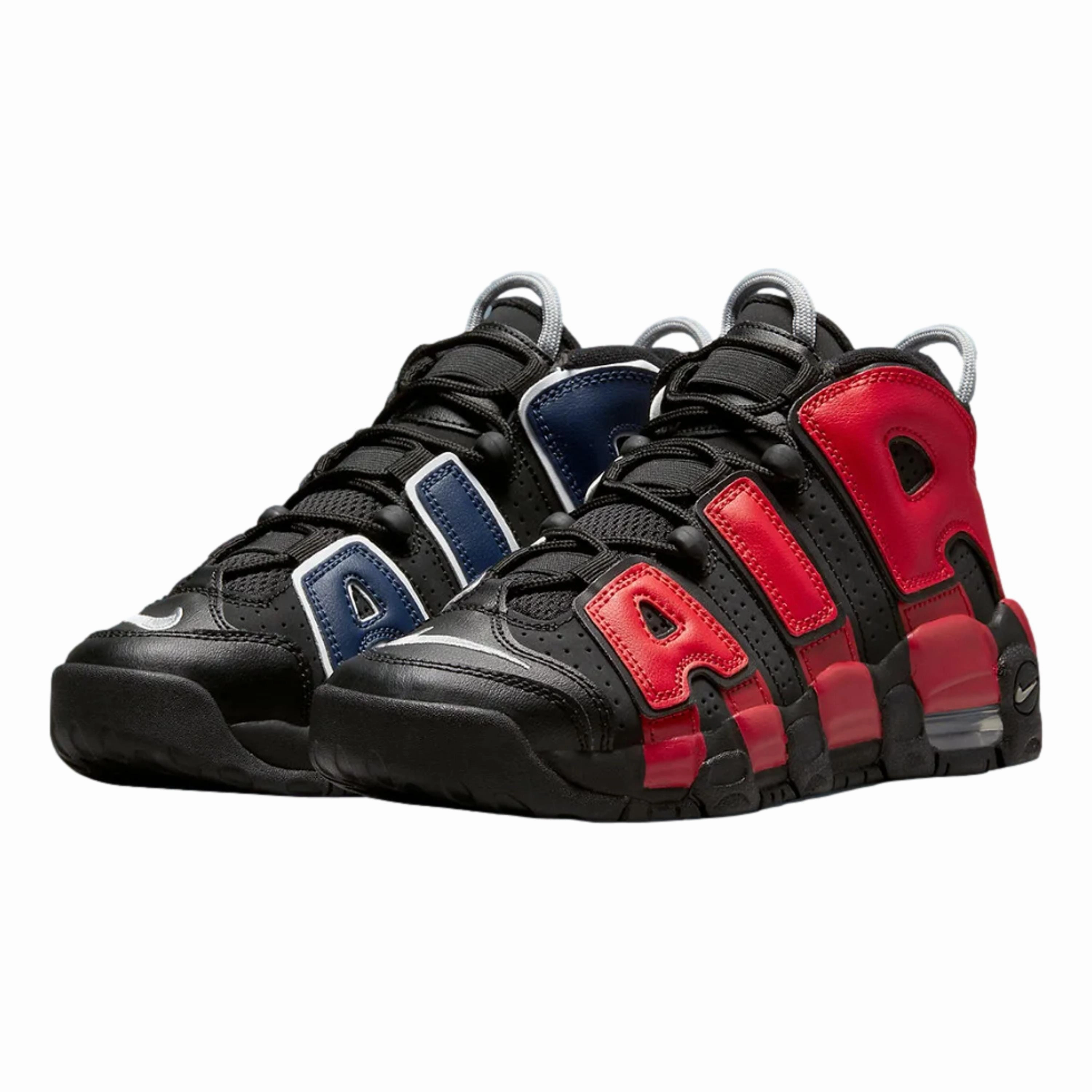 Nike Air More Uptempo Black/University Red  DM0017-001 Grade-School Nike Wnba Shoes