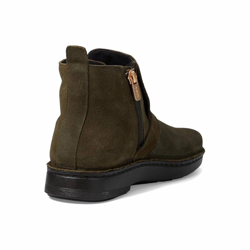 Safety Boots Steel Naot Kolmer Olive Suede Ankle Boot (Women's)