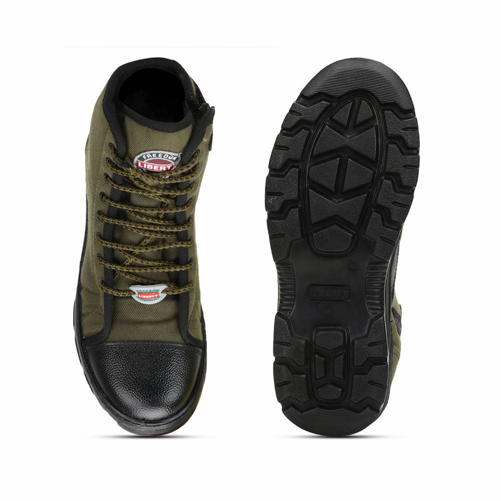 Freedom Casual (Green) Defence Jungle Boot HUNTER-Z By Liberty Extra Wide Snow Boots