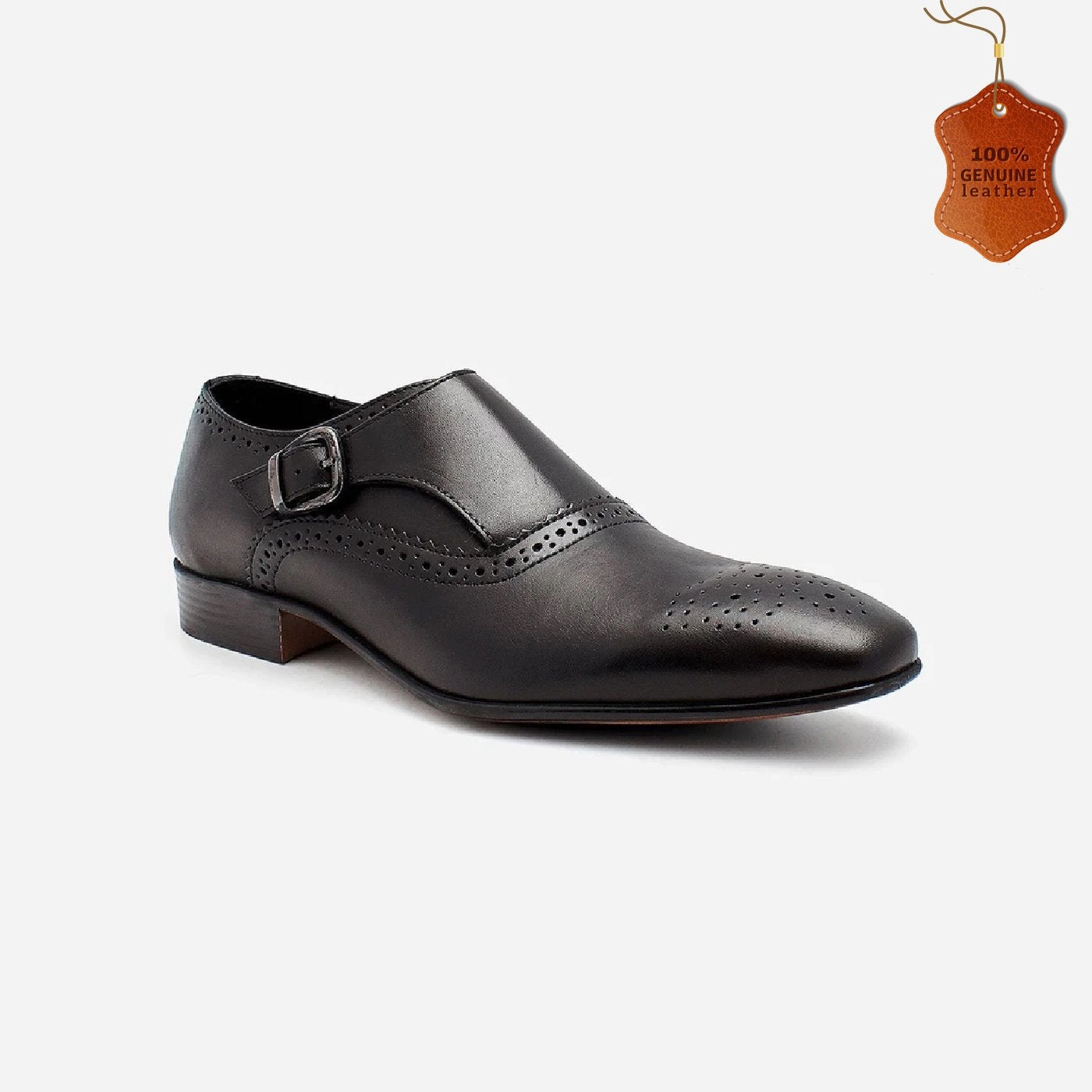 Mens Monkstrap Leather Shoes Loafers And Shorts