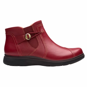 Clarks Certina Joy Red Leather Boot (Women's) Tractor Supply Winter Boots
