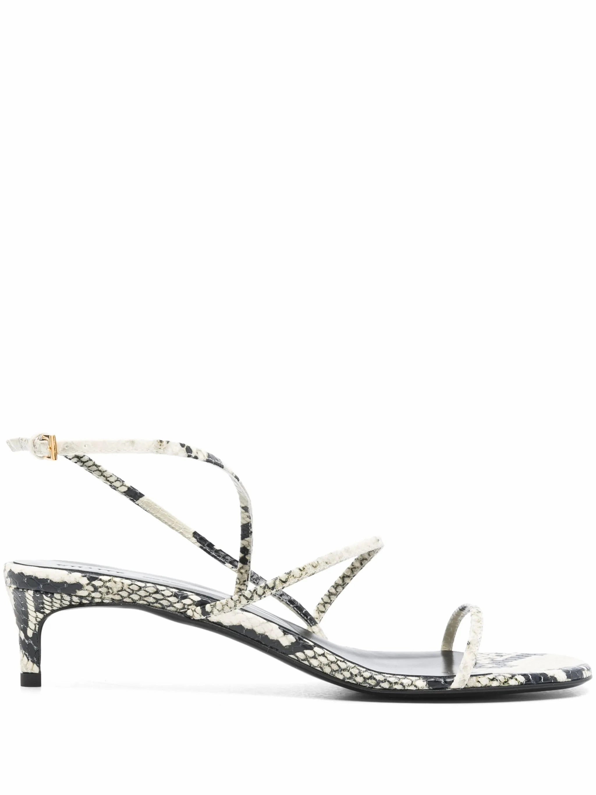 Sandals Tory Burch Outlet 35mm snakeskin-print sandals