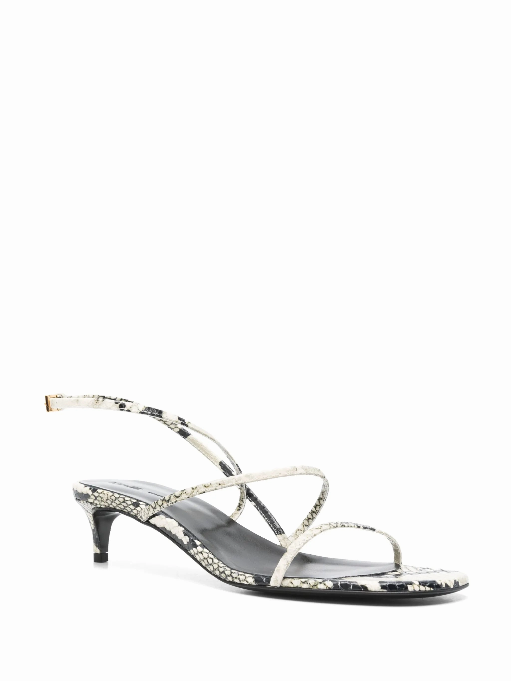 35mm snakeskin-print sandals Handcrafted Footwear Sandals