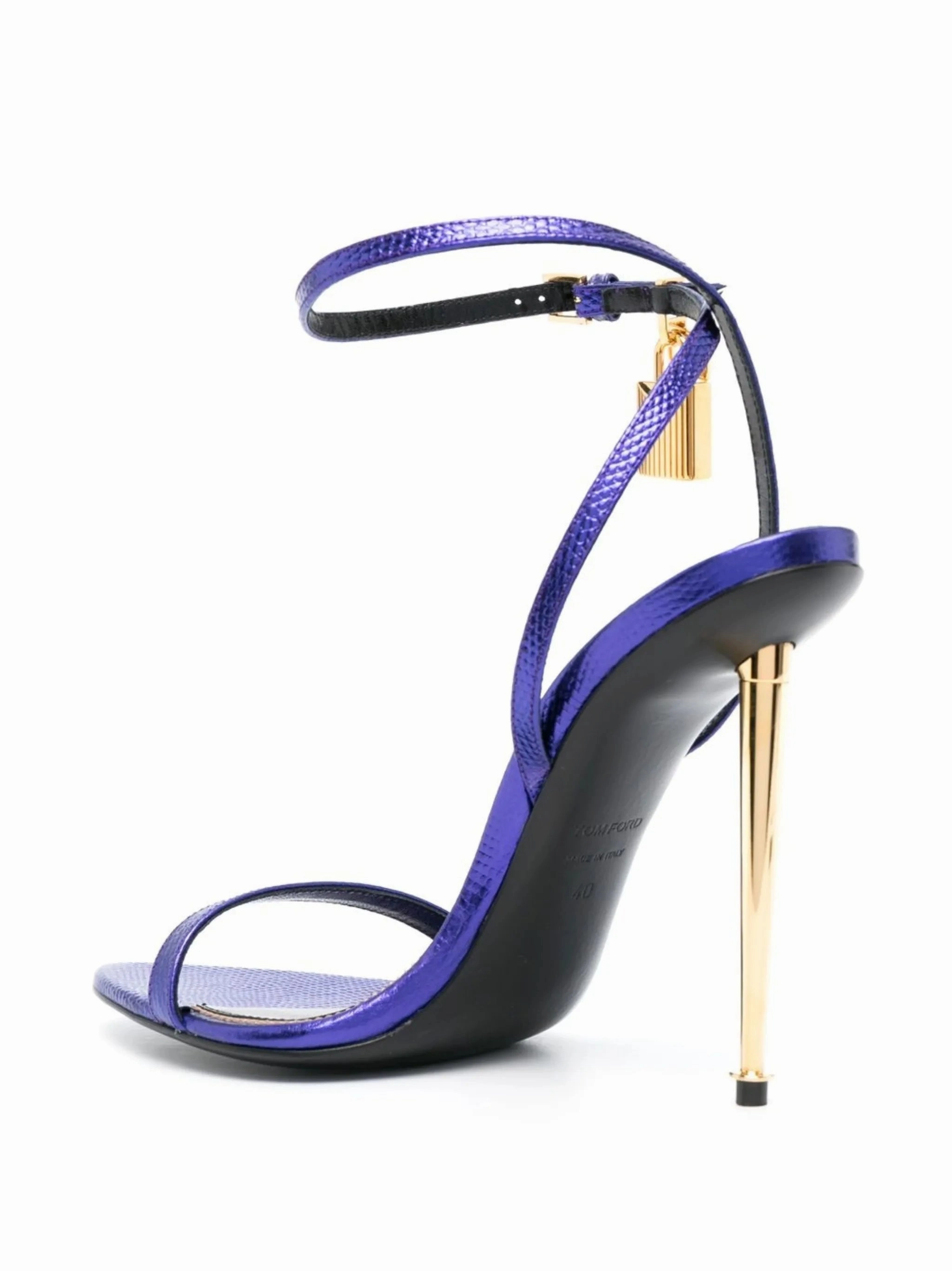 120mm padlock ankle-strap sandals Cushion Sandals