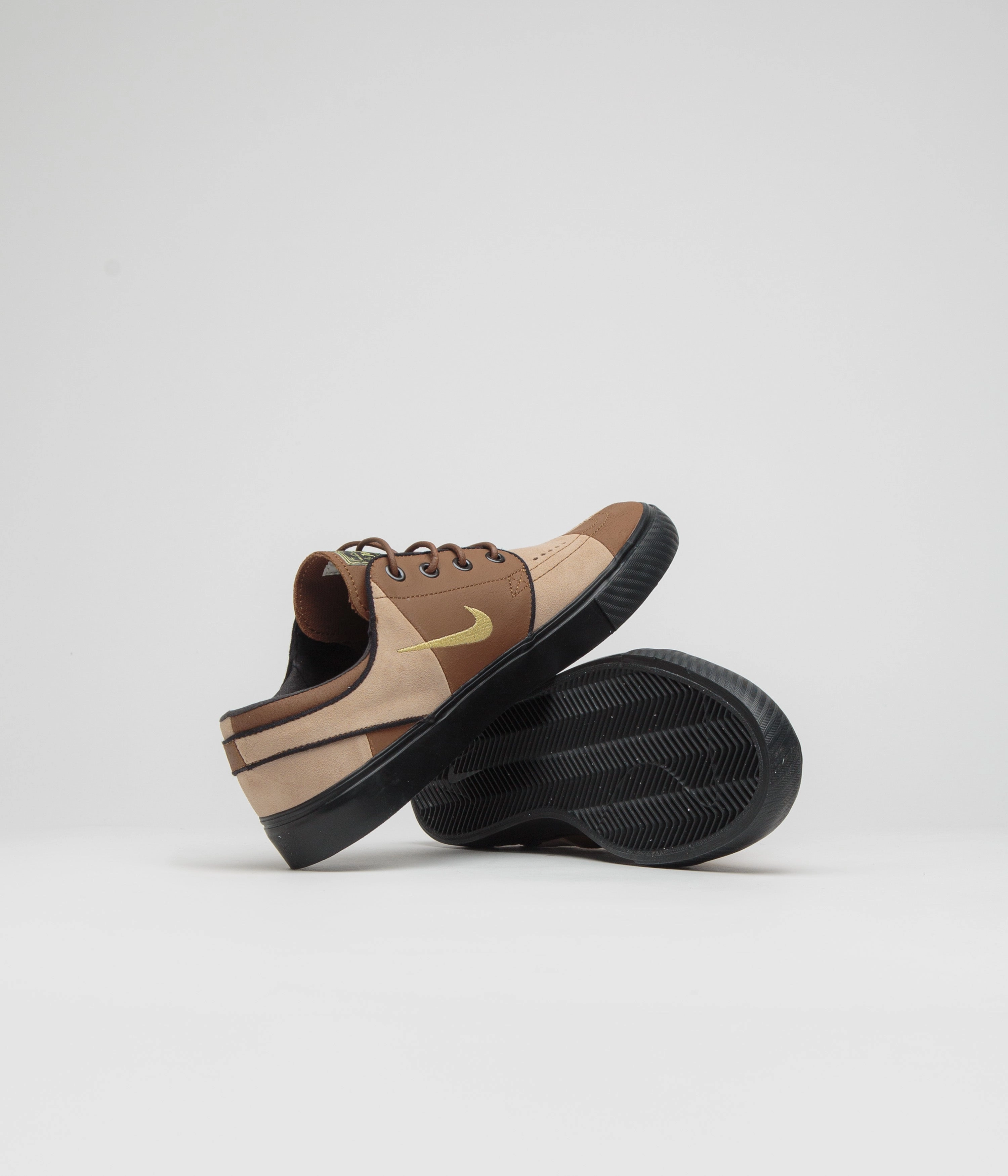 Best Nike Training Shoes Nike SB Janoski OG  Premium  Shoes - Light British Tan / Saturn Gold - Hemp - Black