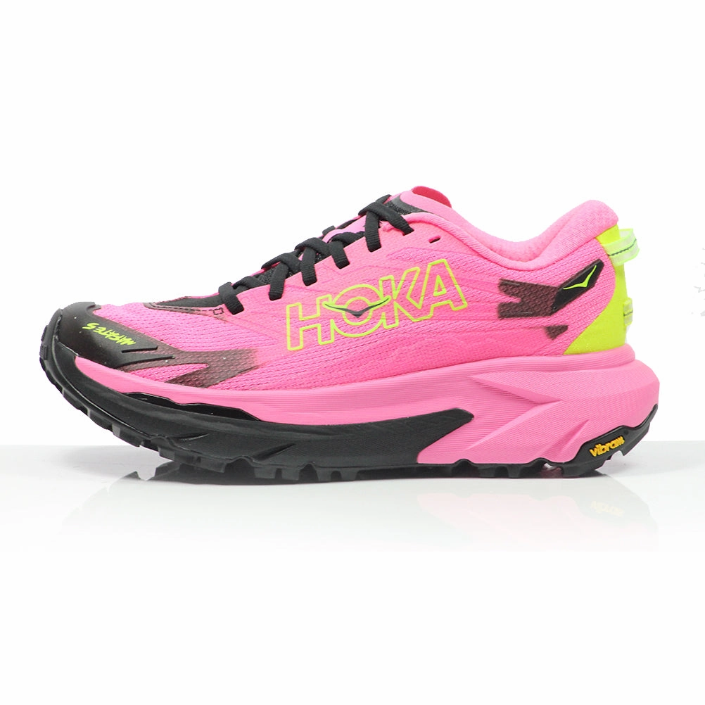 Hoka One One Mafate 5 Women's Trail Shoe - Neon Rose/Black Shoes In Pakistan