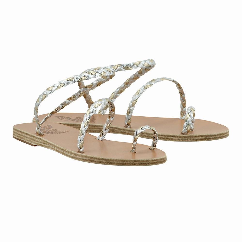 Best Sandals For Arch Support Eleftheria Platinum/Silver